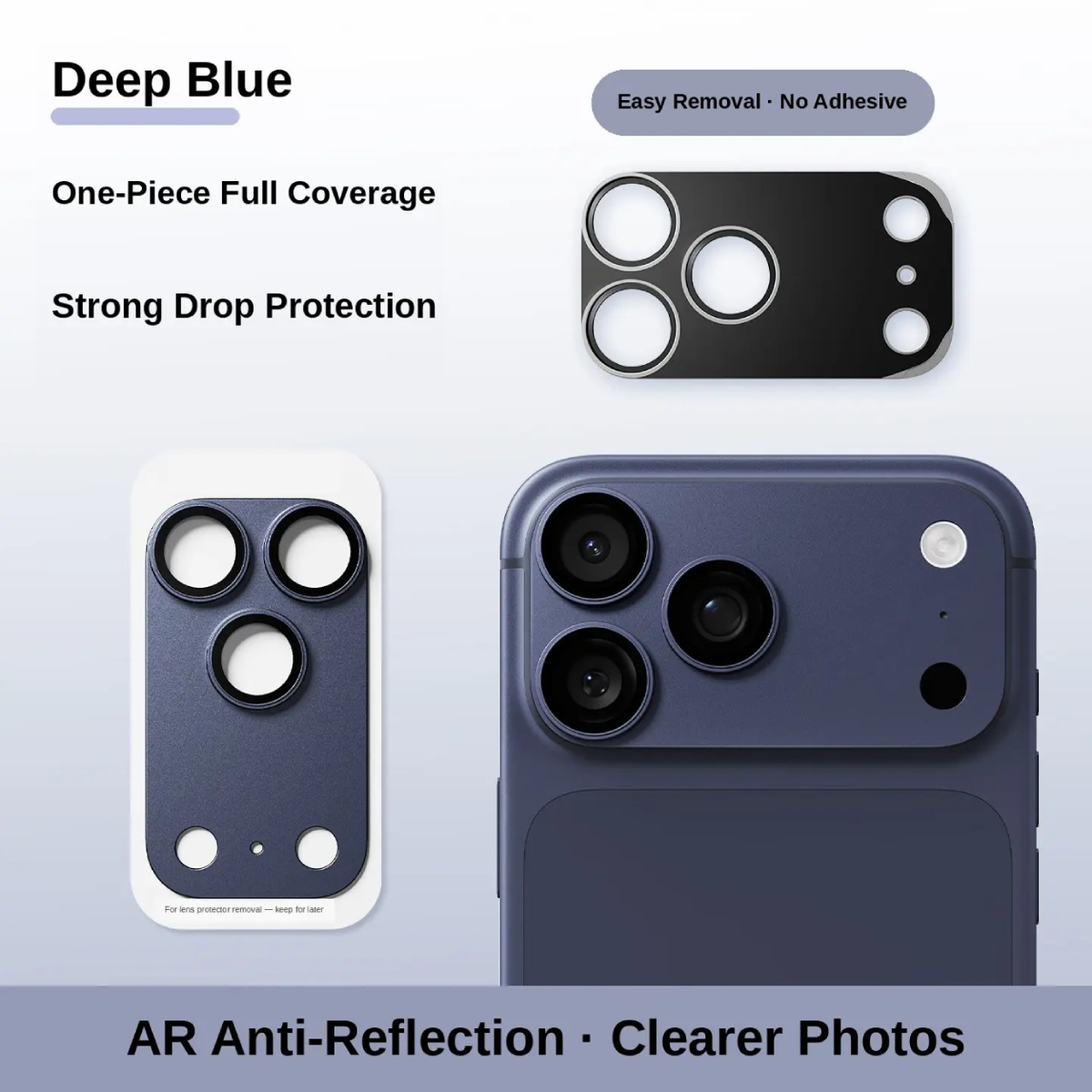 Metal Frame Camera Lens & Module Protector for iPhone 18/17 Series