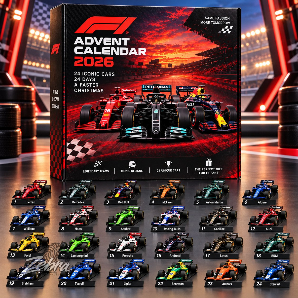 🏎️🎄 Racing to Christmas 2026 – 24-Day Motorsport Advent Calendar