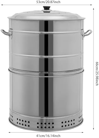 LAST DAY 50% OFF🔥 Portable Stainless Steel Charcoal Grill