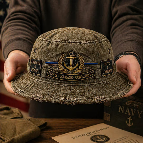 đLast Day Promo: 49% OFF - âHonor ¡ Courage ¡ Commitmentâ Boonie Hat