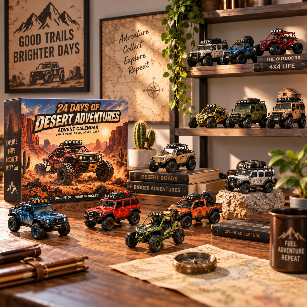 🏜️ Born to Explore🚙 2026 – 24 Days of Off-Road Freedom & Collectible Rides!