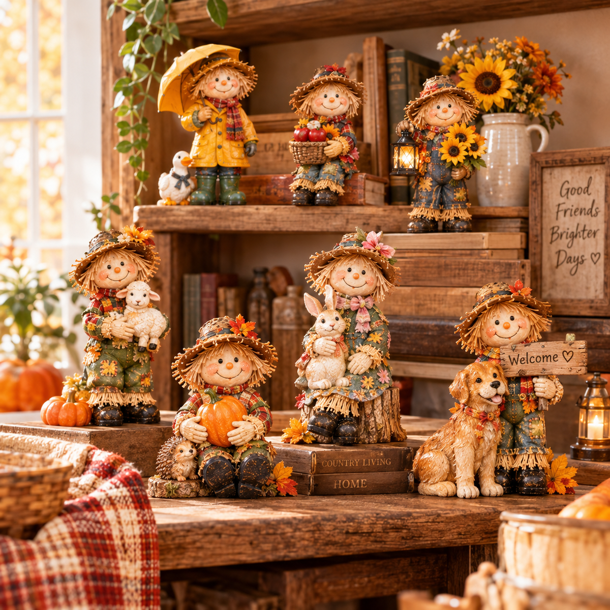 24 Little Scarecrow Friends — A Countryside Collection of Harvest, Home & Happiness 🌻