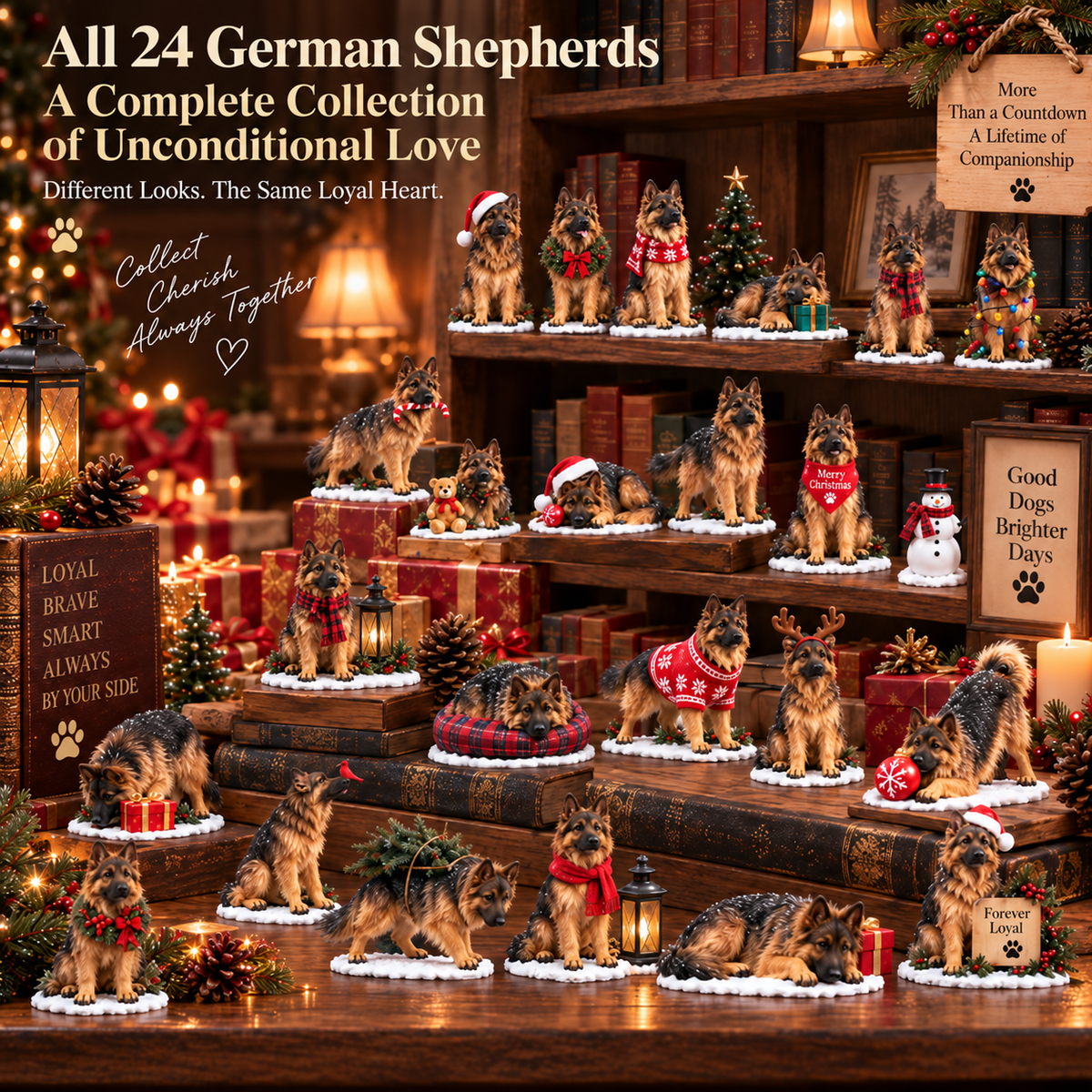 24 Days of German Shepherds β A Christmas of Loyalty & Love πΎπ