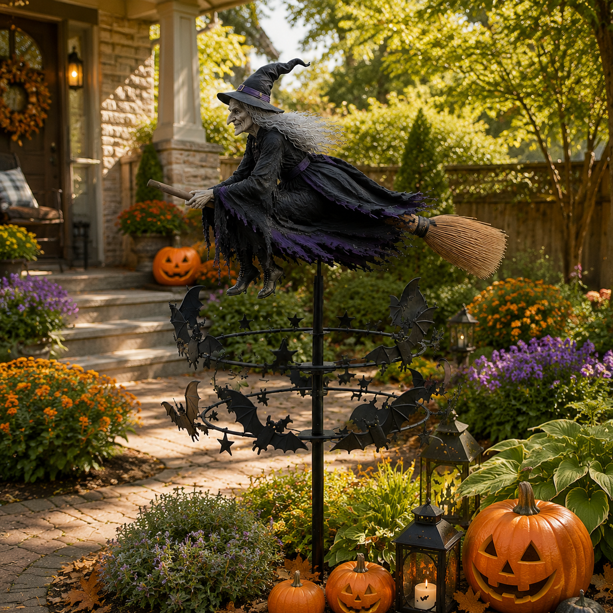 🔥 Limited time 70% OFF – 🧙♀️ The Enchanted Witch Garden Wind Spinner