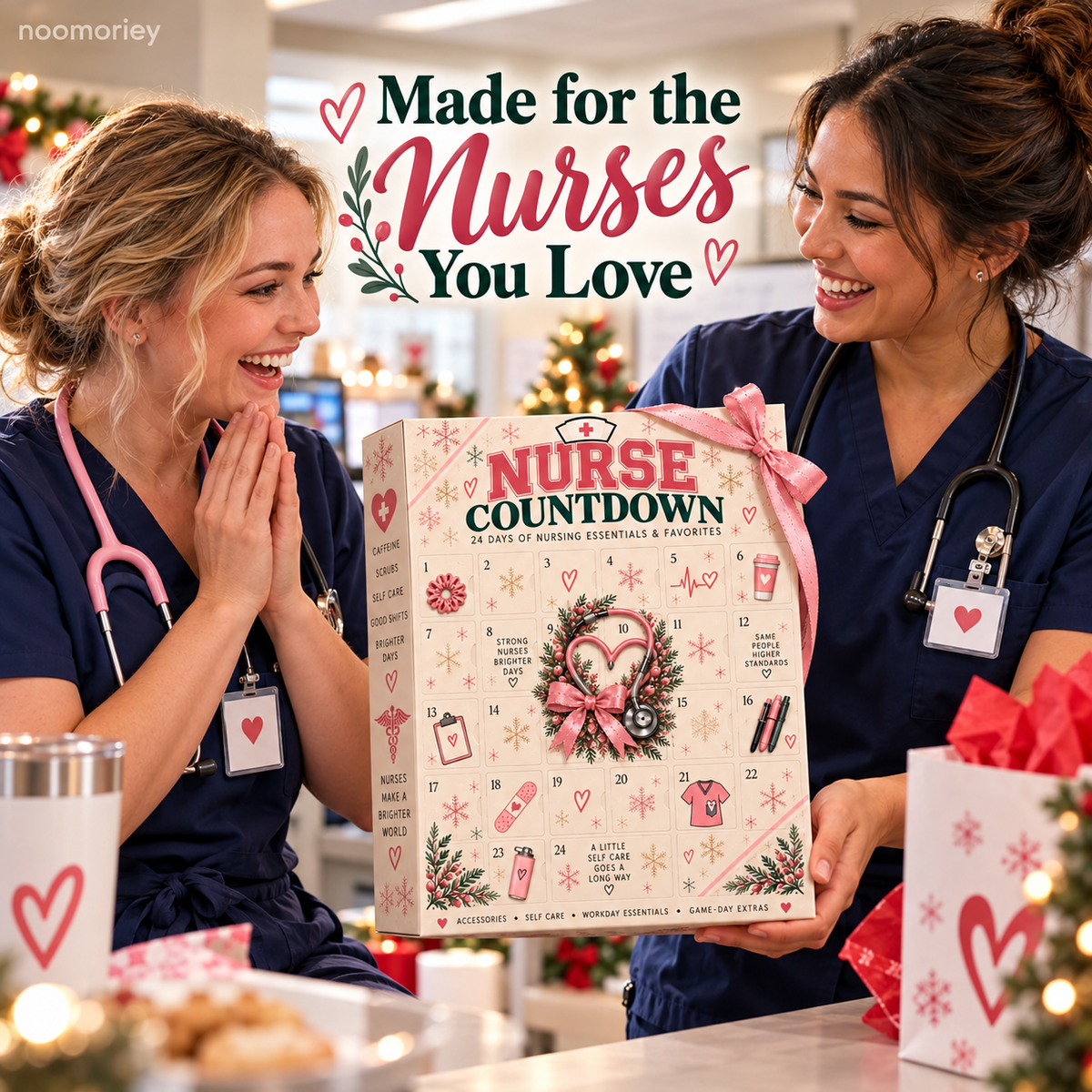 ๐ Nurse Advent - 24 Days of Surprises! One Door A Day, Different Design for Every Day