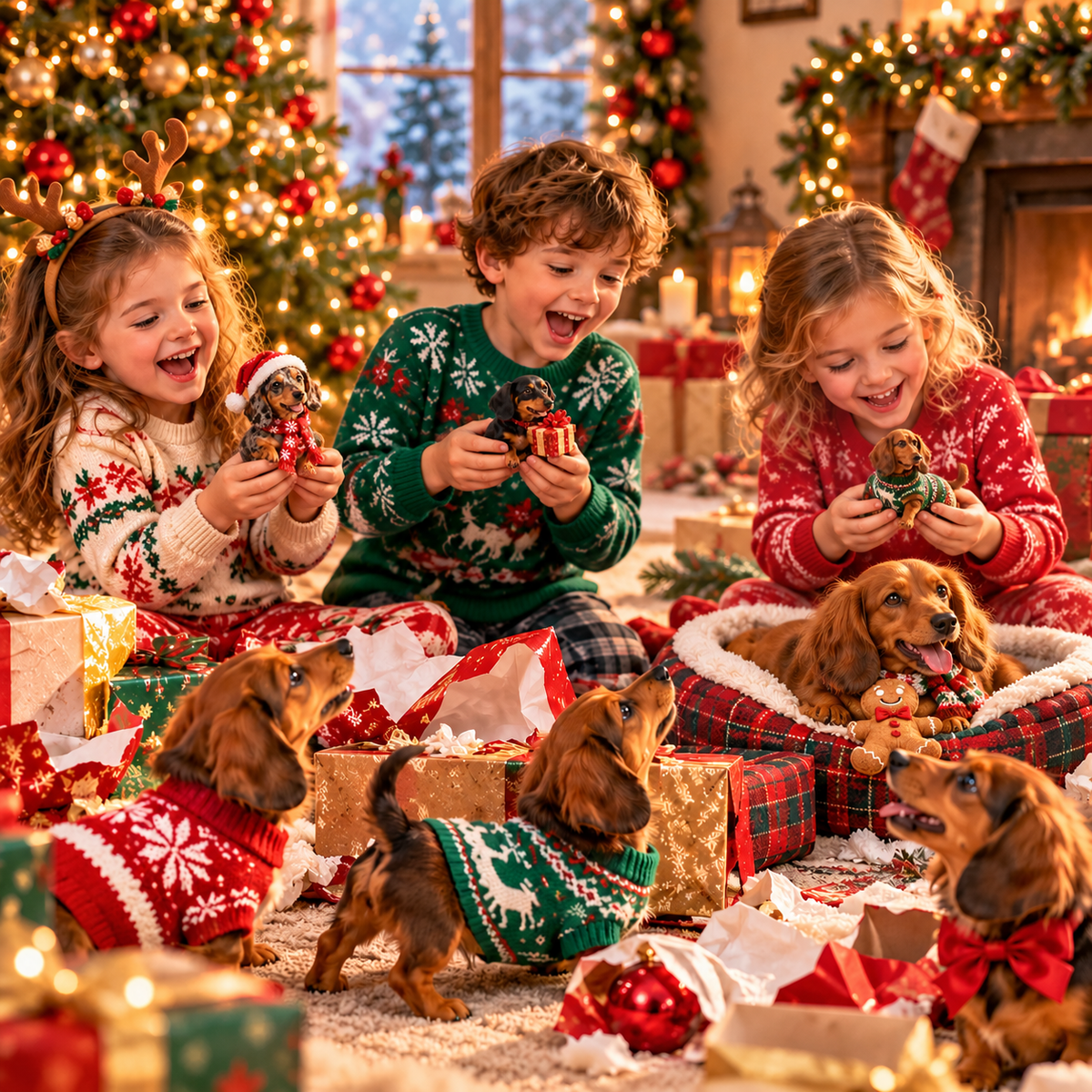 🐶 Too Short for Santa's Sleigh?!2026 Christmas Dachshunds – 24 Days of Little Legs & Big Mischief