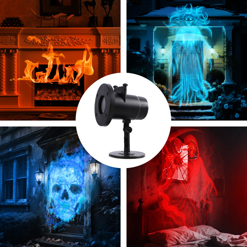 šTurn Your Home Into a Haunted Halloween Wonderland | 10 Unique HD Projection Patterns, 32FT Ultra-Large Display