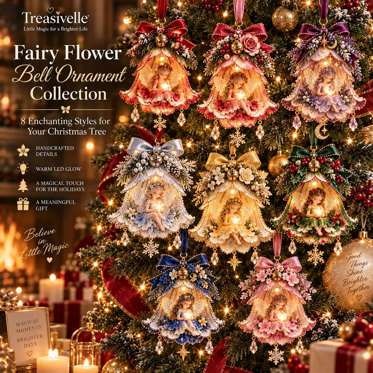 π§ββοΈβ¨ Enchanted Fairy Bell Christmas Ornament