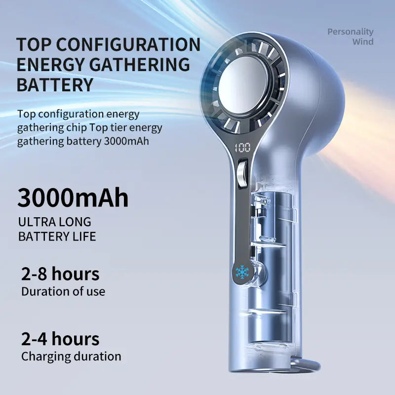 Portable Fan Cooling Fan with 100 Adjustable Speed