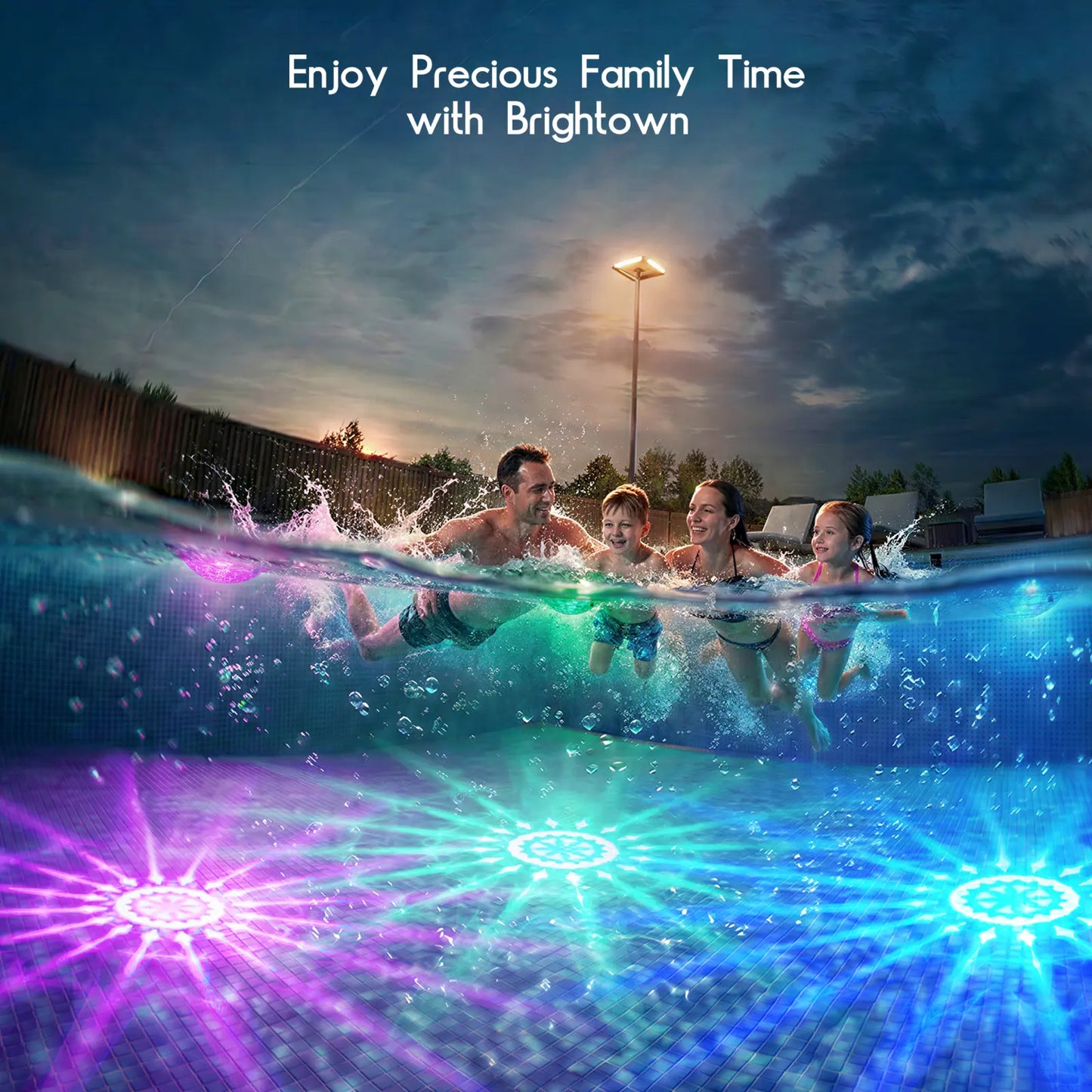 💥49% OFF💥Solar Floating Pool Lights, RGB Pool Lights with Remote Control