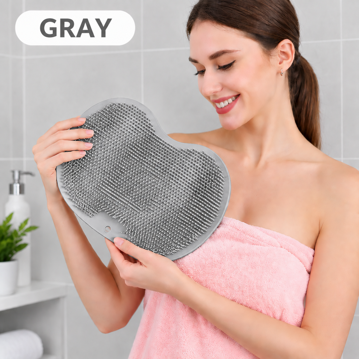 π¦Ά Hands-Free Shower Foot Scrubber Mat β Deep Clean & Massage Your Feet While You Shower