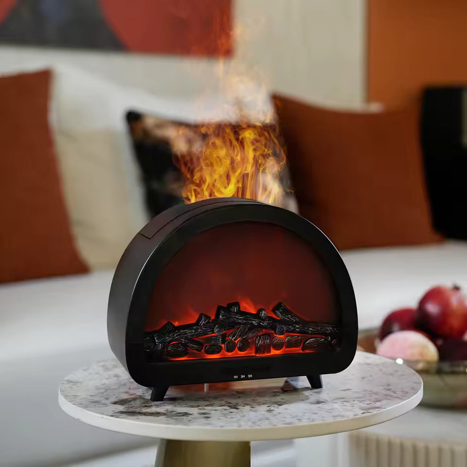 🎄🔥 200ML Christmas Fireplace Diffuser – Warm Holiday Ambiance