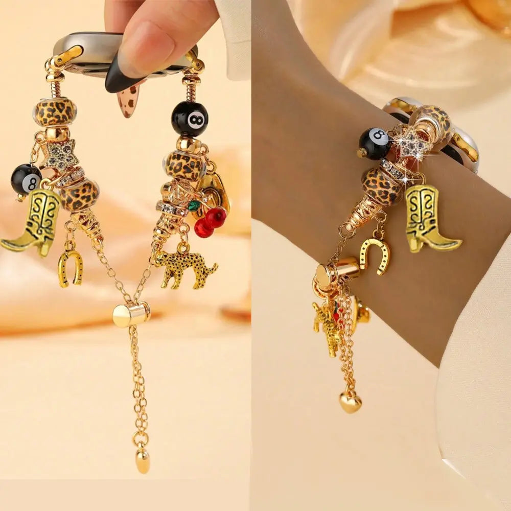 Boho Charm Apple Watch Band – Elegant Bracelet Style Strap