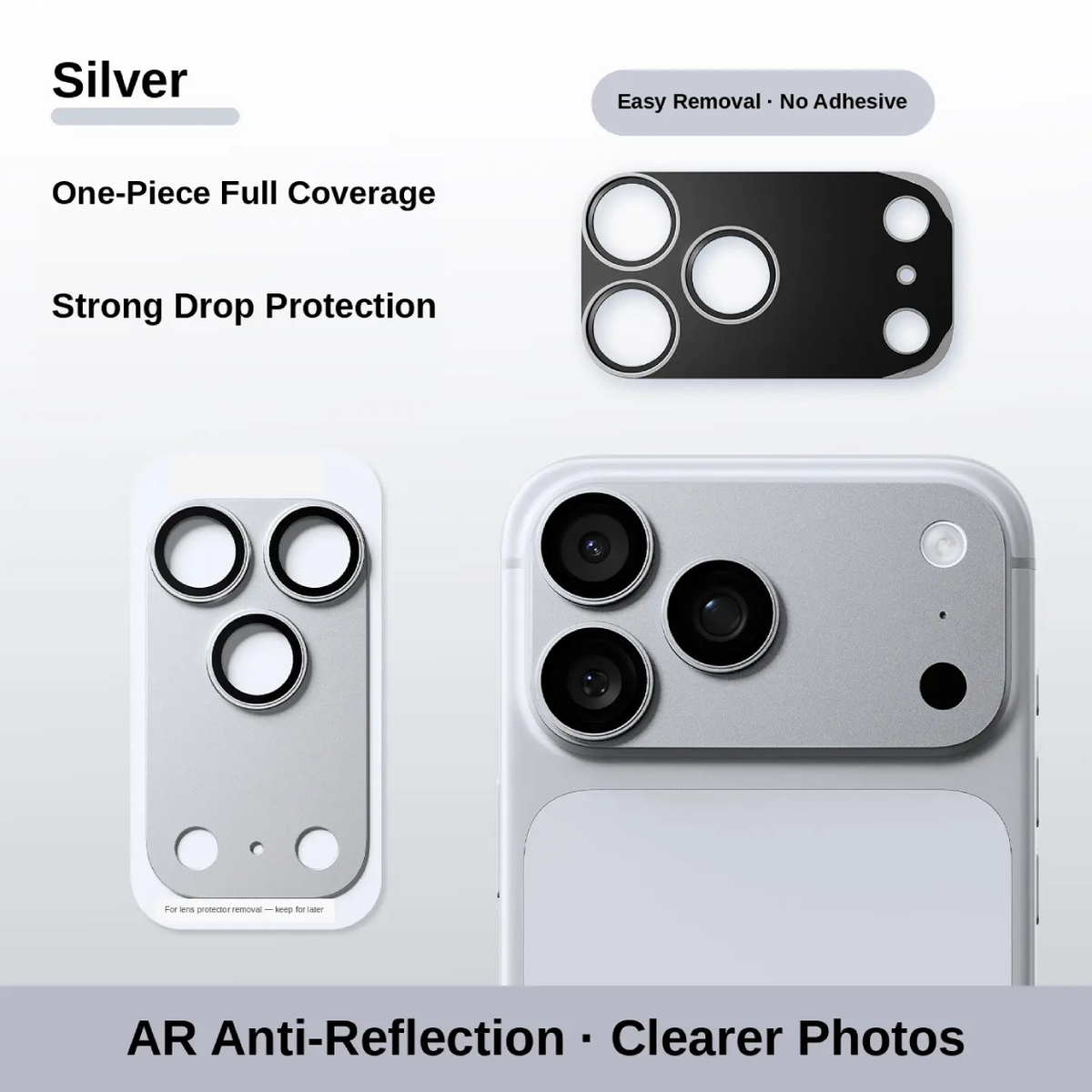 Metal Frame Camera Lens & Module Protector for iPhone 18/17 Series