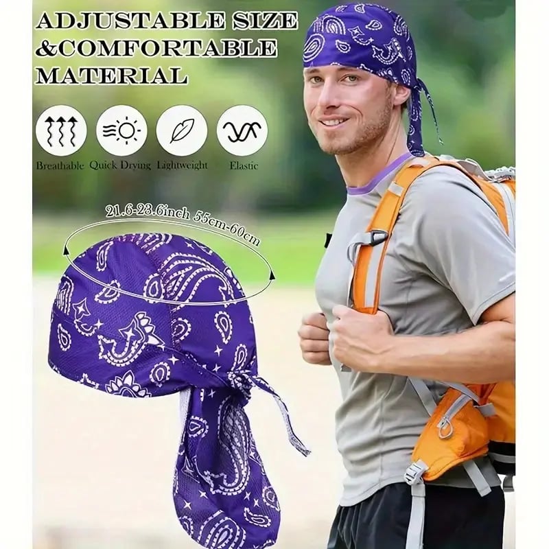 ⏳TIMELIMITED🌟Paisley Cooling Headscarf Cap
