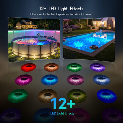 💥49% OFF💥Solar Floating Pool Lights, RGB Pool Lights with Remote Control