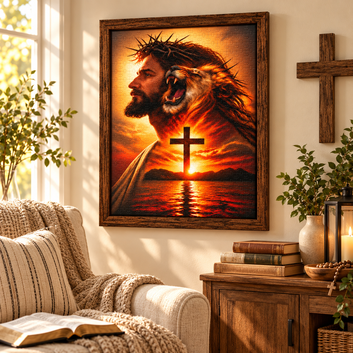 👑✝️ He Reigns — DIY Christian Jigsaw Puzzle