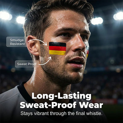 National Flag Face Paint Stick for Sports Fans! ⚽
