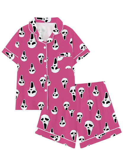 Horror Mask Pajamas Set