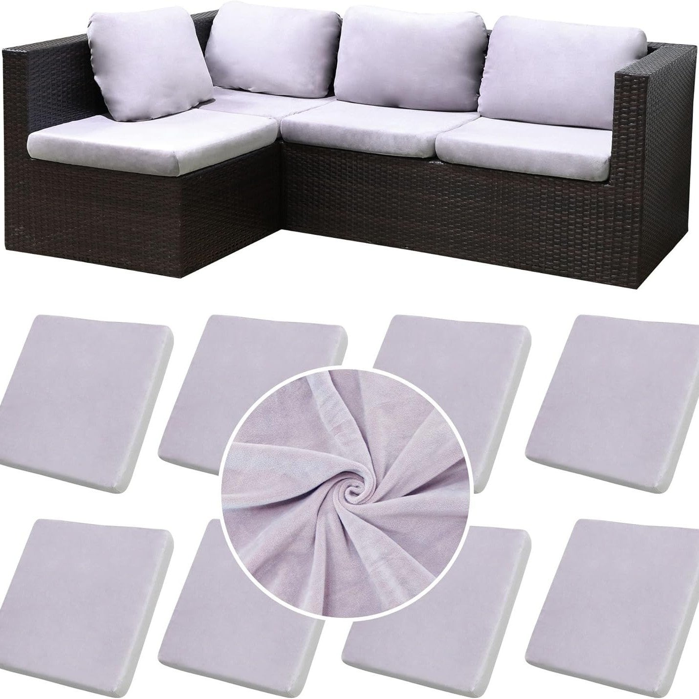 🪑 Stretch Sofa Cushion Covers