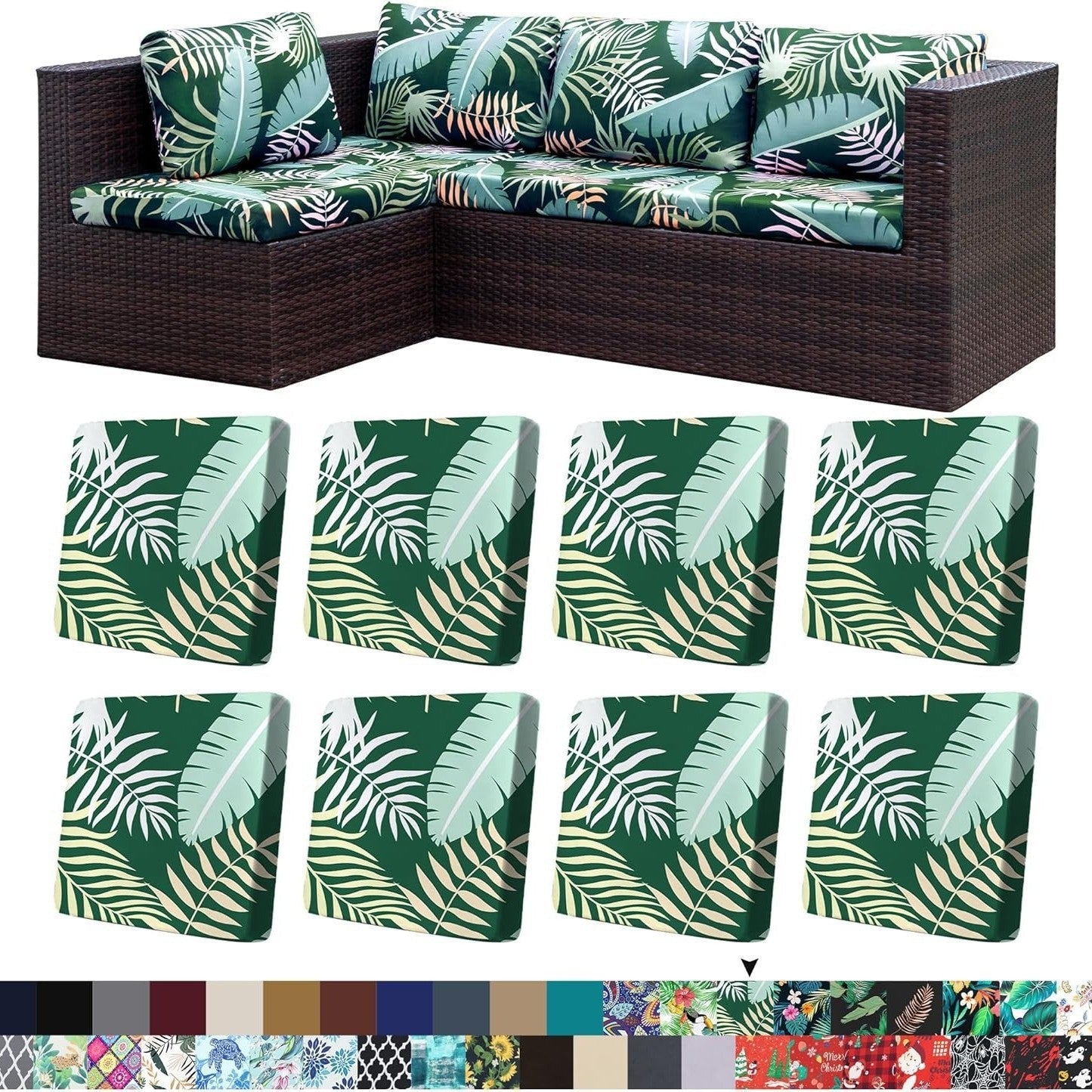 🪑 Stretch Sofa Cushion Covers