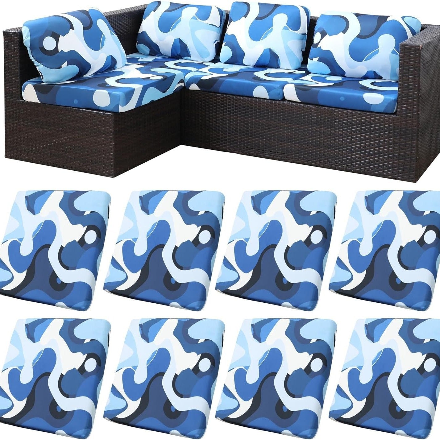 🪑 Stretch Sofa Cushion Covers