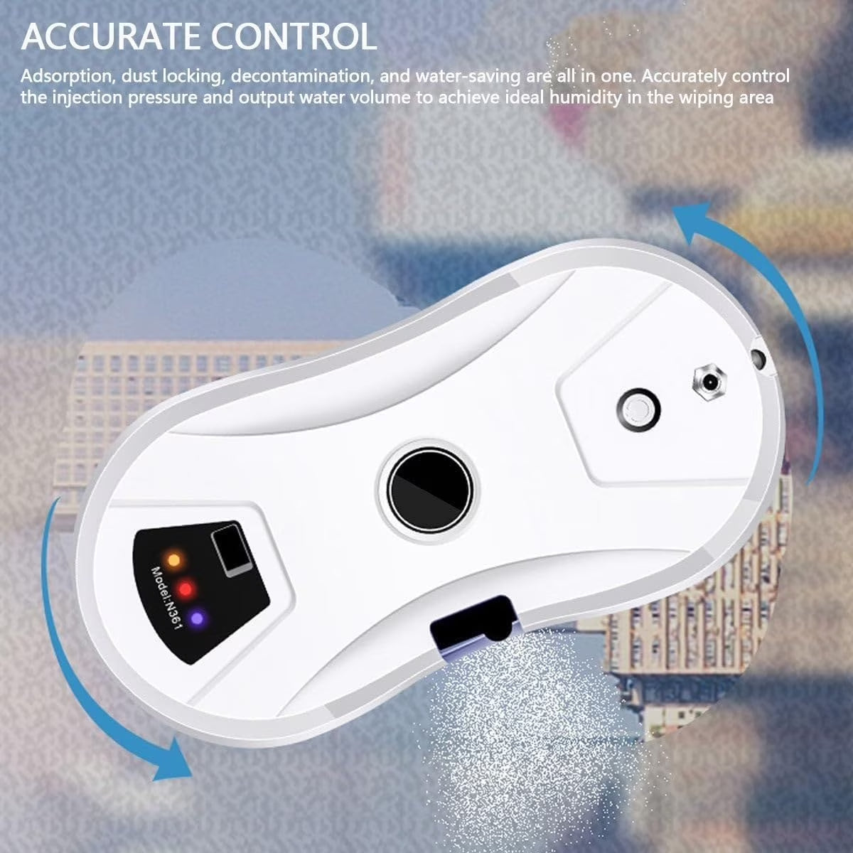 Smart Spray Window Washing Robot For Glass Cleaning