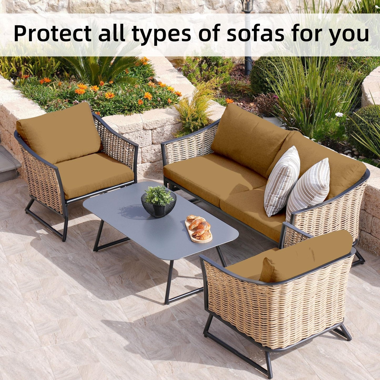 🪑 Stretch Sofa Cushion Covers