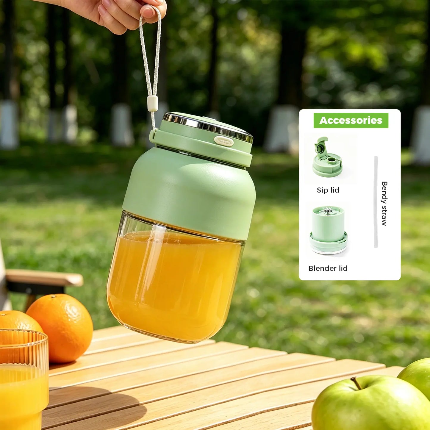 Portable Cordless Handheld Blender