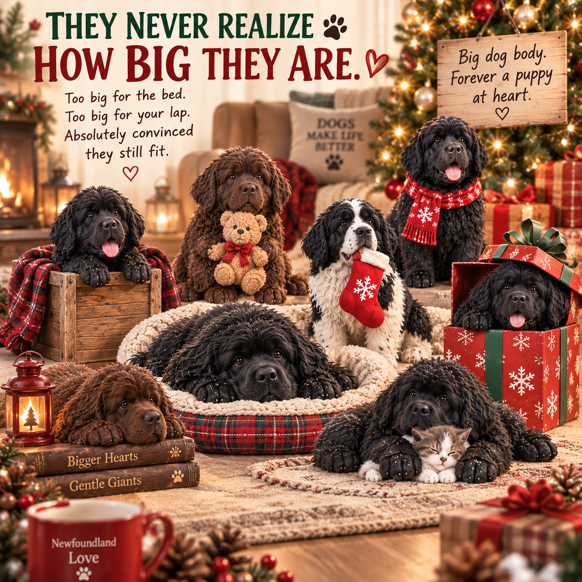 24 Days of Newfoundland Hearts — 24 Gentle Giants, One Very Big Family ❤️🐾
