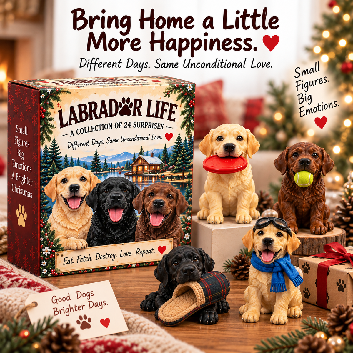🔥 50% OFF ENDS TODAY!  🐾 Labrador Life — 24 Little Moments Every Lab Lover Knows