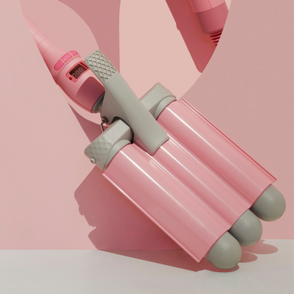 Mermade PRO Hair Waver - 32mm Pink