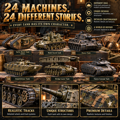 Love Legendary Tanks? 🪖 2026 Armored Legends – 24 Days, 24 Machines!