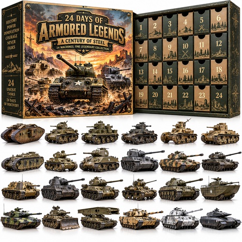 Love Legendary Tanks? 🪖 2026 Armored Legends – 24 Days, 24 Machines!