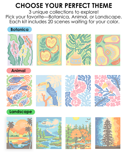 Dot-By-Letter Mindful Coloring Kit