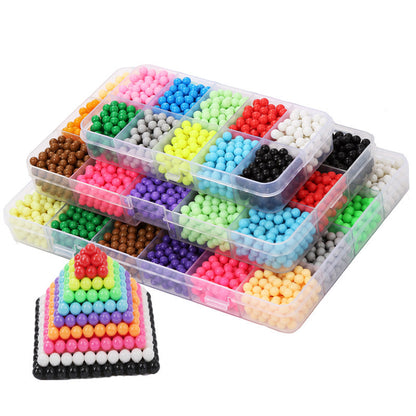 Magic Water Beads Puzzle Toys-Creative DIY Mosaic Crafts for Kids Ages 3+