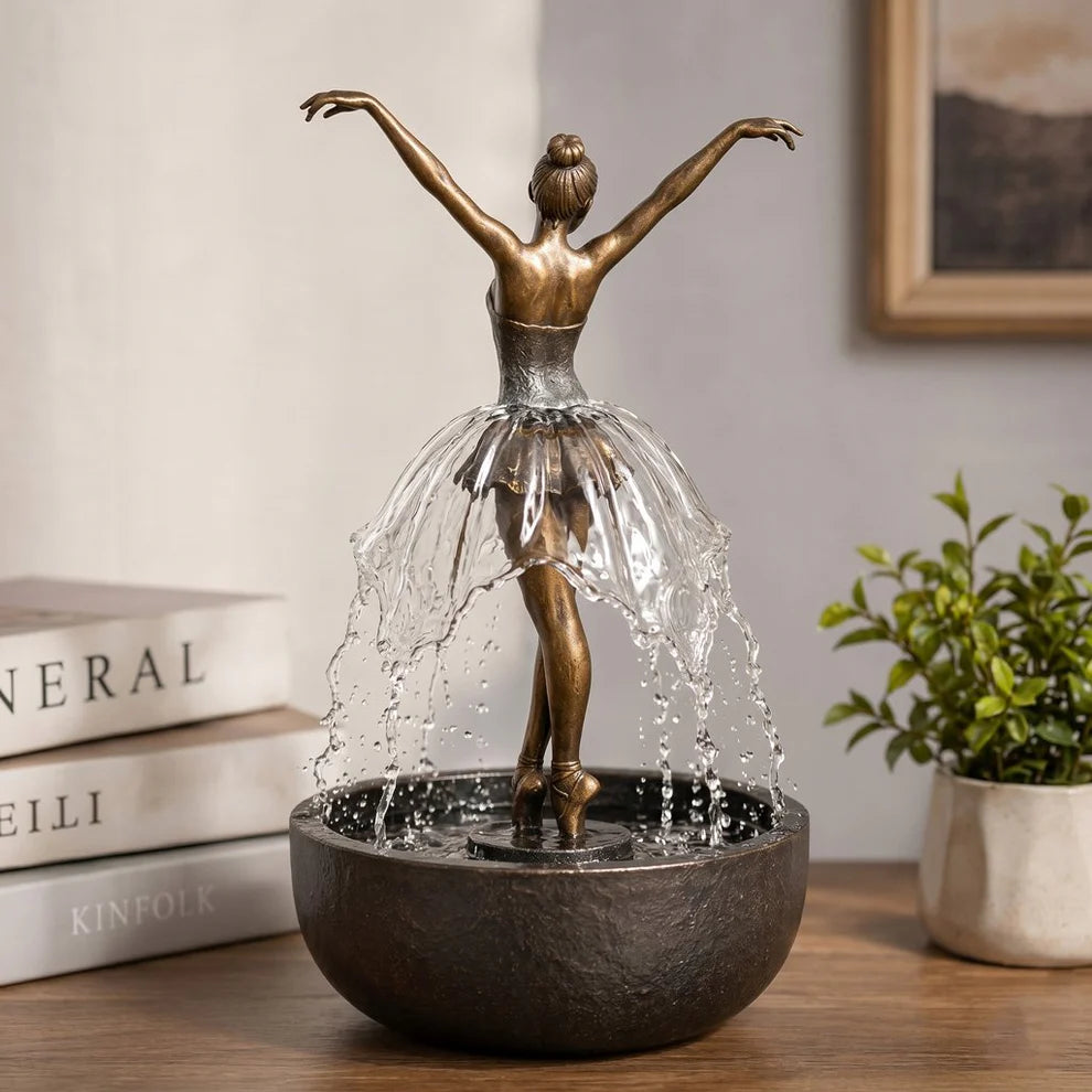 Ballerina Waterfall Bluetooth Speaker Fountain