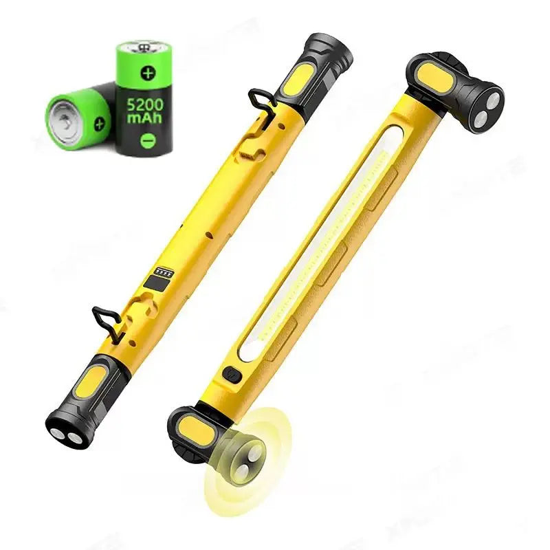 Father's Day Gift-Under-Hood Work Light Bar — 3000-Lumen Magnetic LED Light Strip with Hooks, 5200mAh Cordless Rechargeable Hood Light