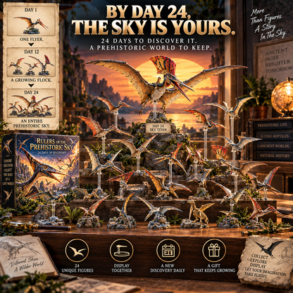 🦖🦣🪽🐾24 Days of Discovery — T-Rex, Pterosaurs, Woolly Mammoths & Mountain Lions Collection