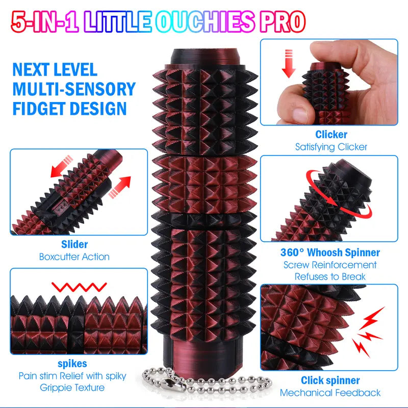 5-in-1 Spiky Sensory Fidget Toy