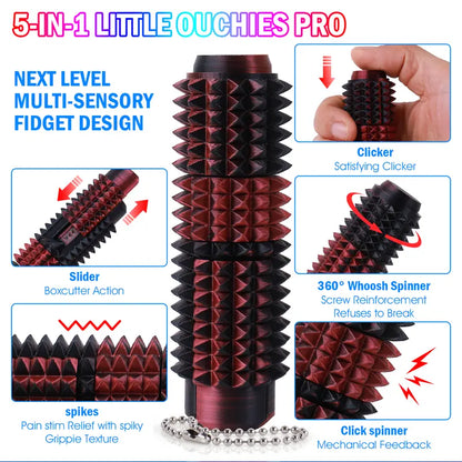5-in-1 Spiky Sensory Fidget Toy