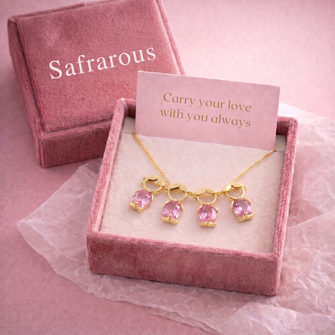 Mom and children necklace