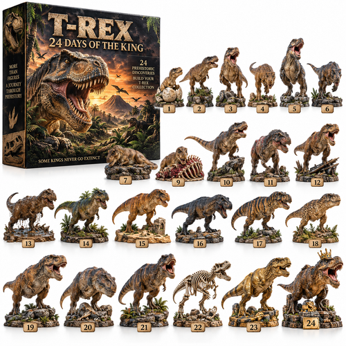 🦖🦣🪽🐾24 Days of Discovery — T-Rex, Pterosaurs, Woolly Mammoths & Mountain Lions Collection