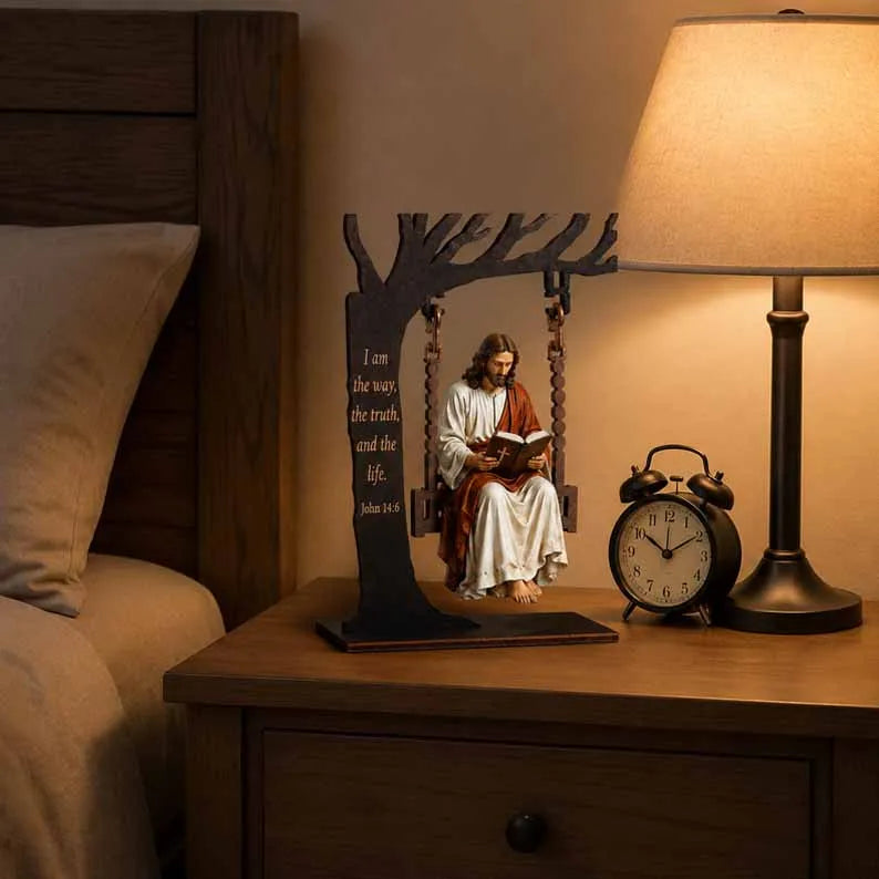 🔥Last Day 49% OFF - ✝️📚Christian Jesus Swing Ornament