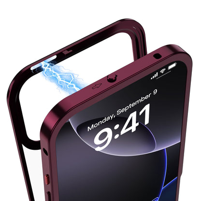 For iPhone 18 Pro Max Magnetic Metal Armor Case – Slim Premium Protection