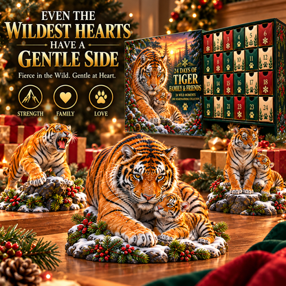 🐅 Even the Wildest Hearts Have a Gentle Side! ❤️ 2026 Tiger Advent Calendar – 24 Days of Wild Love & Wonder!