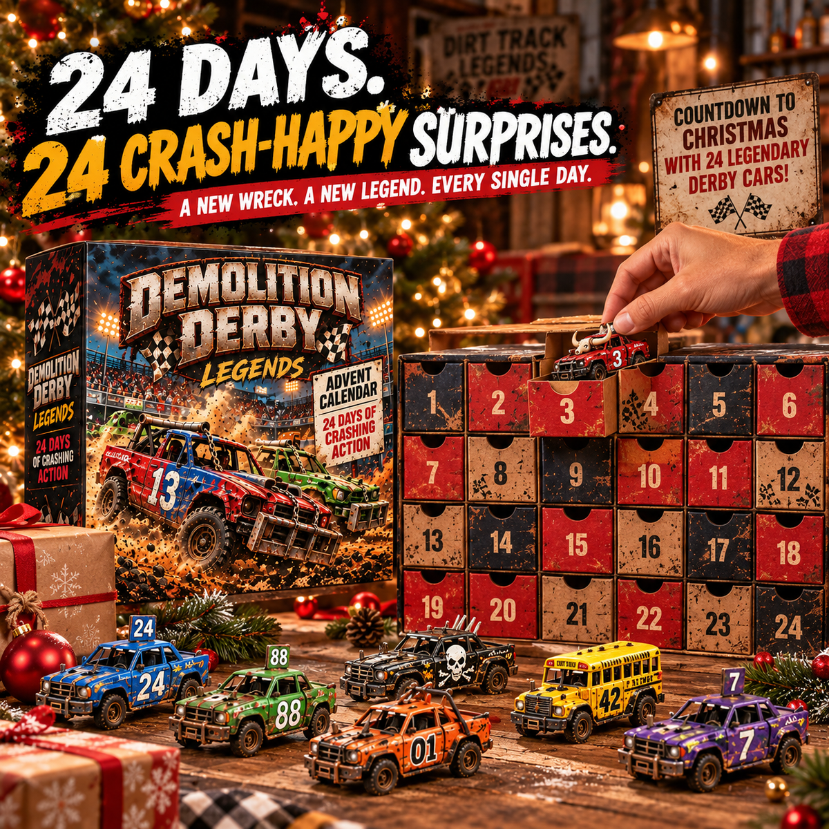 🚗 24 Days of Wrecked Car Legends 🎄 – Vintage Car Collectibles 🎁
