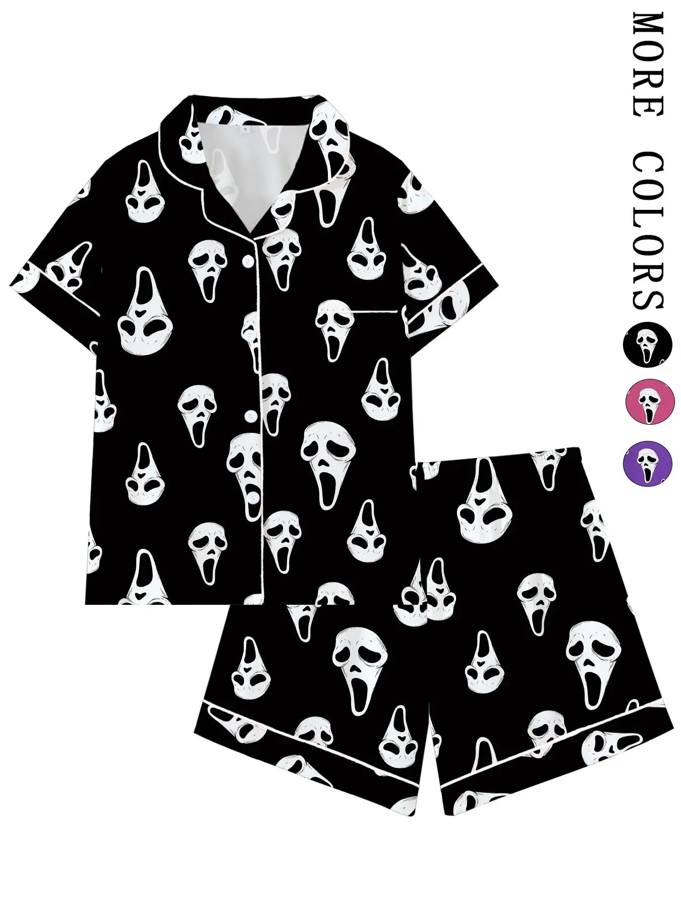 Horror Mask Pajamas Set