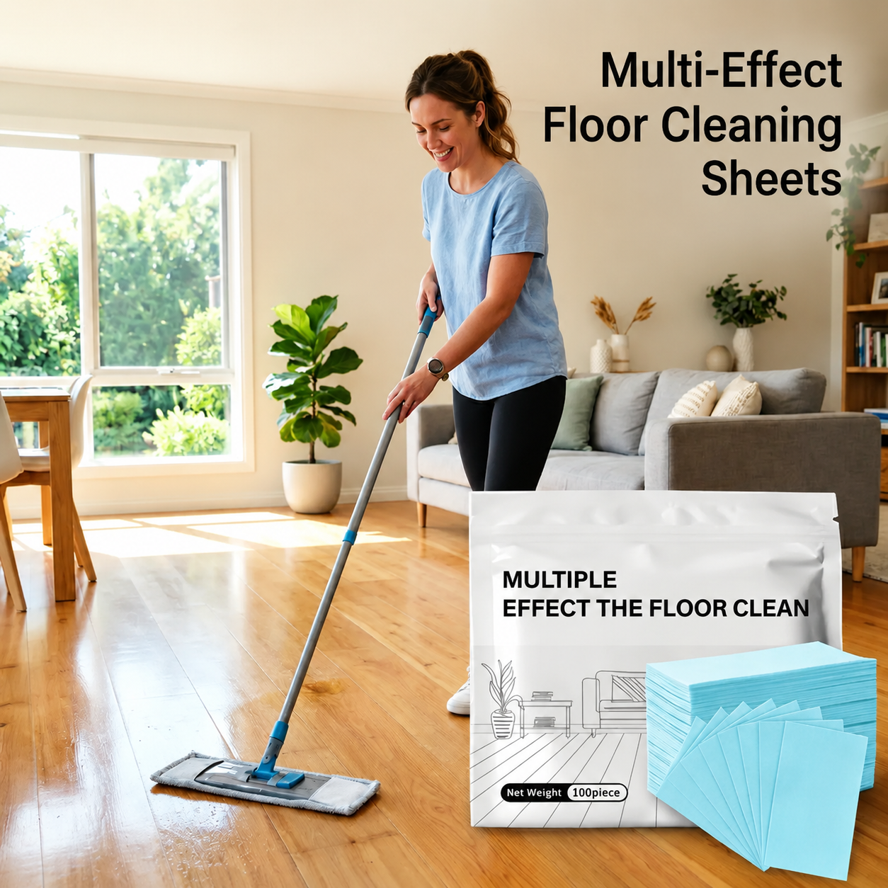 🔥2026 New Upgrade &Hot Sale 🔥PieceMulti-Effect Floor Cleaning Sheets