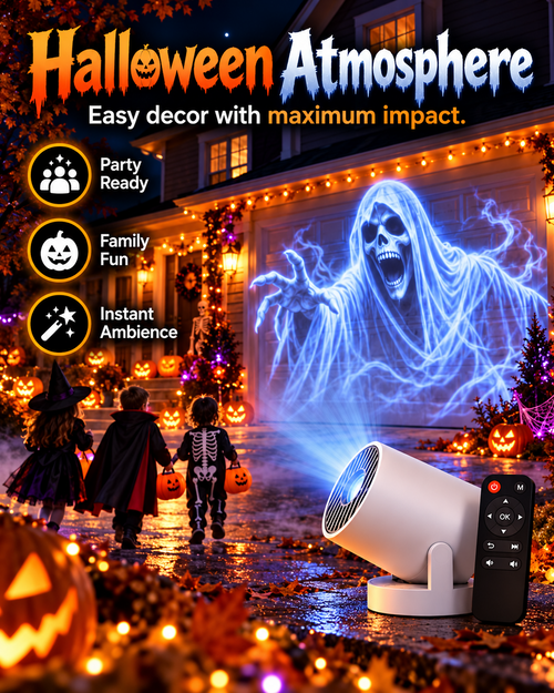👻 Haunted Projector – Instant Halloween Scare Show